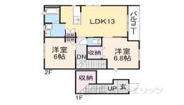 メゾンみやびC間取り図面