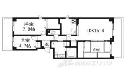ローレルスクエア登美ヶ丘第I期１番館間取り図面