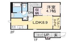 カロテラス間取り図面