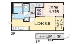 カロテラス間取り図面