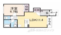 グランベル１間取り図面