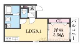 １ｅｒ　つばき３間取り図面