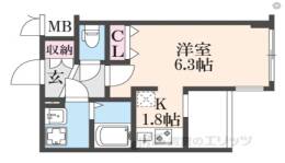 アドバンス京都レイズ間取り図面