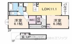 グランド萩ヶ丘１間取り図面