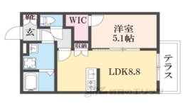 ジーメゾン大和郡山ラシード間取り図面