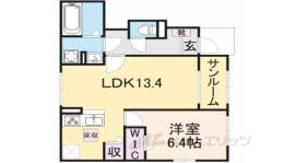 プティ　フォレスタ柏原２間取り図面