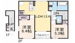 プティ　フォレスタ柏原２間取り図面