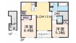 プティ　フォレスタ柏原２間取り図面