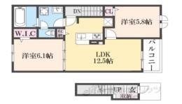 プラシード第3長田間取り図面