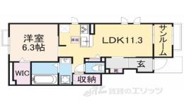 メゾン・ベル福知山間取り図面