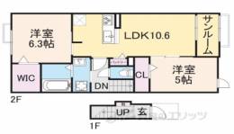 メゾン・ベル福知山間取り図面
