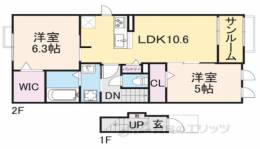 メゾン・ベル福知山間取り図面