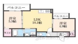 クリエオーレ私市山手間取り図面