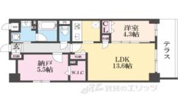 Ｒａｆｆｉｎｅ京都上鳥羽間取り図面
