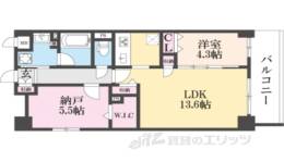 Ｒａｆｆｉｎｅ京都上鳥羽間取り図面