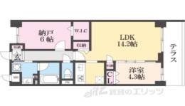 Ｒａｆｆｉｎｅ京都上鳥羽間取り図面
