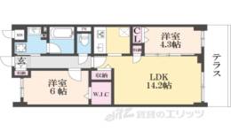 Ｒａｆｆｉｎｅ京都上鳥羽間取り図面