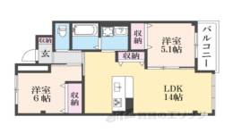 クラージュロシェ間取り図面