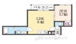 山科HATCH京都薬大前間取り図面