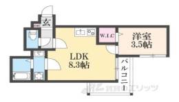 山科HATCH京都薬大前間取り図面