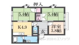 ハイツ賀目山間取り図面