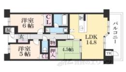 パデシオン三室戸駅前間取り図面