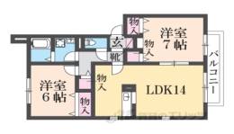 ラフィーネ　A棟間取り図面