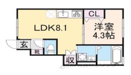 エルミナージュ本町間取り図面