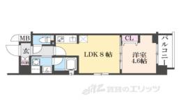 ベラジオ雅び東寺WEST間取り図面