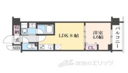 ベラジオ雅び東寺WEST間取り図面