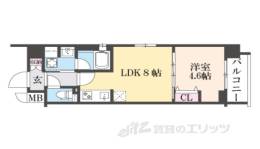 ベラジオ雅び東寺WEST間取り図面