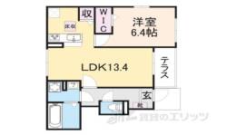 ベルカレント１間取り図面