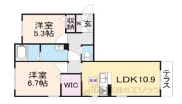 シャーメゾンBON CROIRE Ｂ館間取り図面
