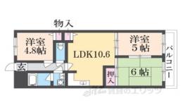ネオハイツ学園前間取り図面
