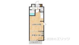 ＬｉｎｅａｇｅＣｏｕｒｔ野洲駅西間取り図面
