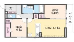 Ｐａｌａｉｓ　Ｐｏｉｒｅ　Ａ棟間取り図面