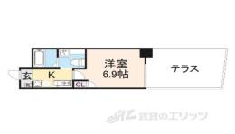 ａｔｔｒｉｃｅ太秦天神川間取り図面