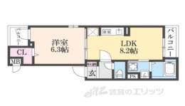 リベルテＦ・皐月間取り図面