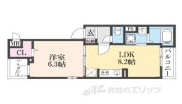リベルテＦ・皐月間取り図面
