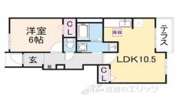 アルメールB間取り図面