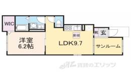 モンテ　ウネビ間取り図面