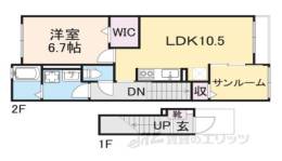モンテ　ウネビ間取り図面