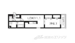 D-ROOM西大路九条間取り図面
