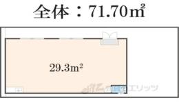 中島河原田町テナント間取り図面