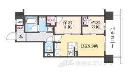 STANDZ河原町五条間取り図面