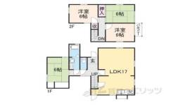 笠山３丁目貸家邸間取り図面