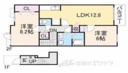 ヴィルメゾンＣ間取り図面