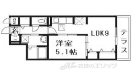 ソレーユ生駒間取り図面