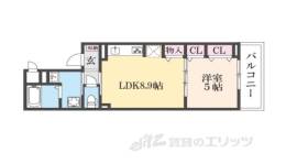ソレーユ生駒間取り図面