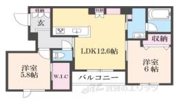シャーメゾン高柳１間取り図面